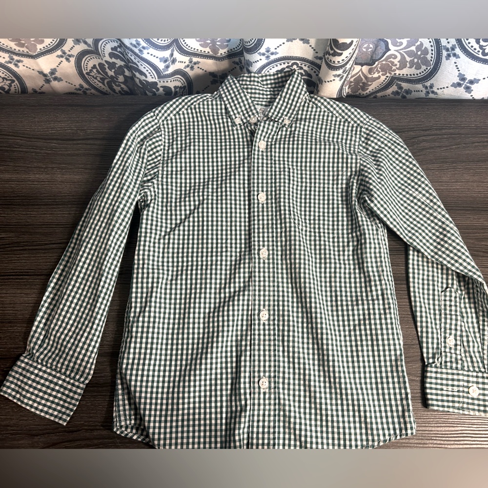 GUC Class Club Boys Button Down long Sleeve Shirt Size 6/7